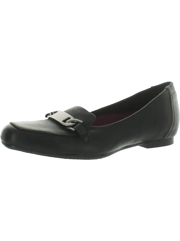 Blair Womens Faux Leather Loafers