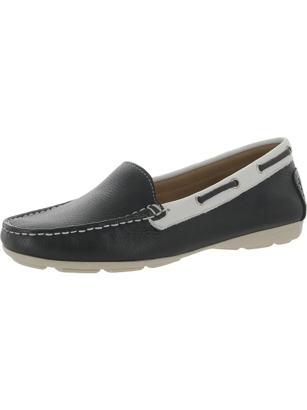 Cape Cod Womens Leather Slip On Loafers