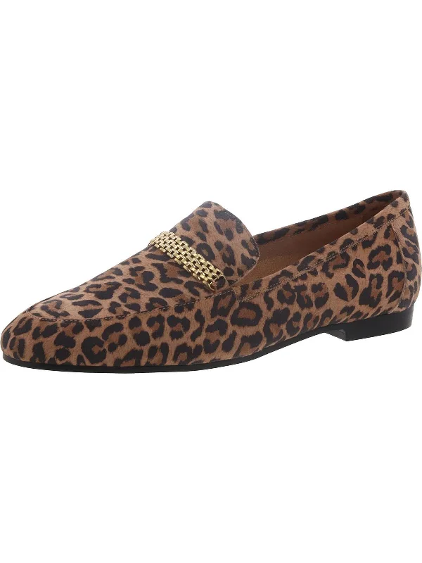 toff leopard suede