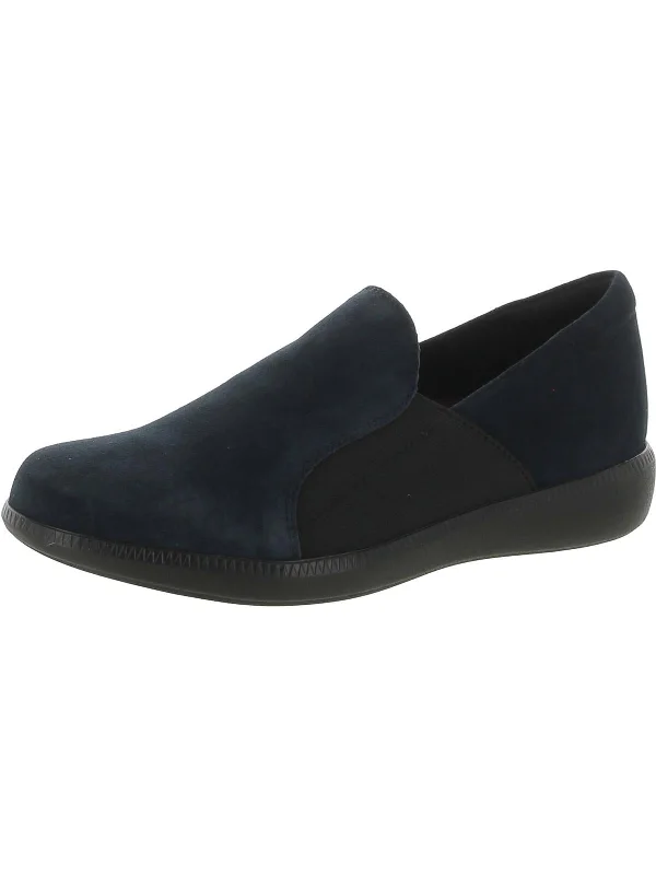 Clay Womens Suede Slip On Loafers