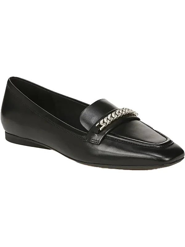 Clive Womens Leather Slip-On Loafers