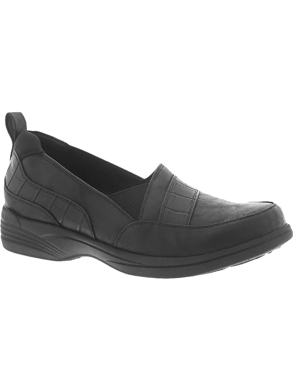 Fernly Womens Leather Slip On Loafers