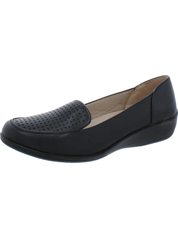 India Womens Faux Leather Slip On Loafers