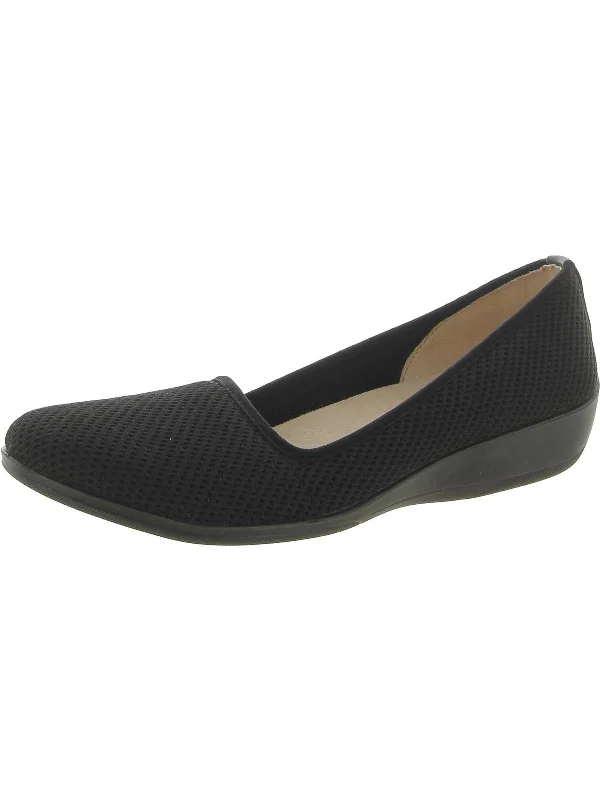 Indy Womens Knit Slip-on Loafers