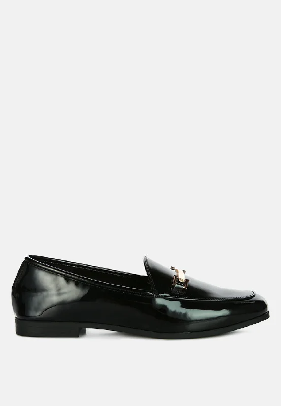 jolan faux leather semi casual loafers