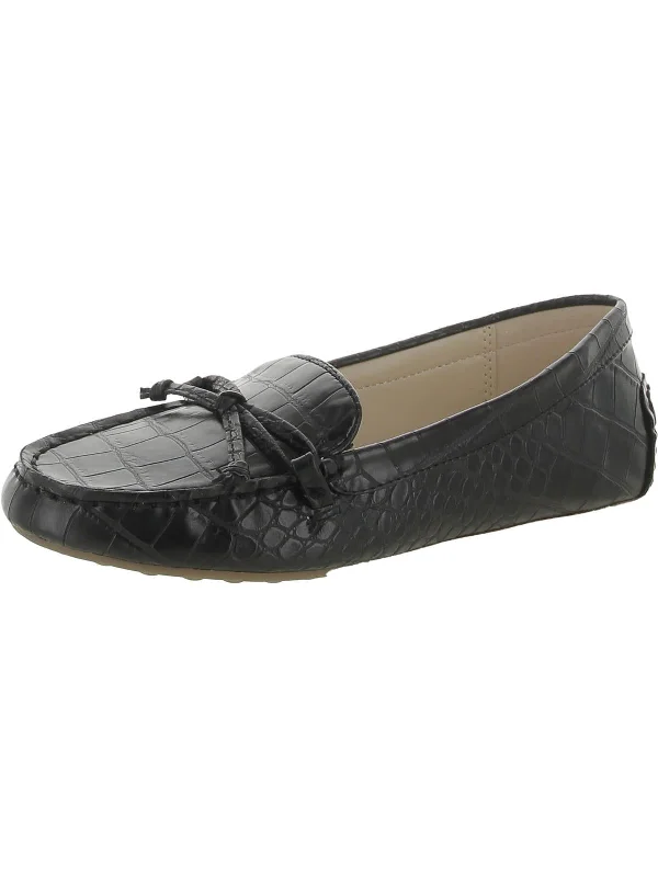 KATEE Womens Faux Leather Moccasins Loafers