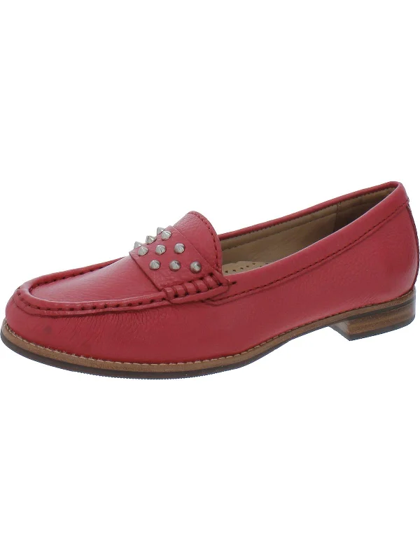 Loisville Womens Leather Slip-On Loafers