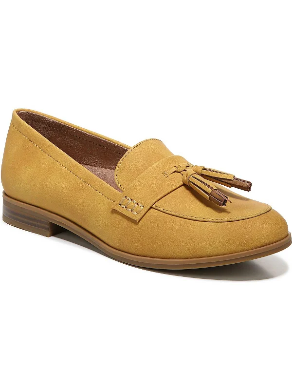 Marco Womens Tassel Slip On Loafers