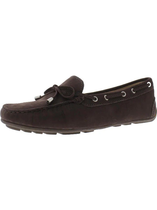 Nantucket 2 Womens Leather Slip On Loafers