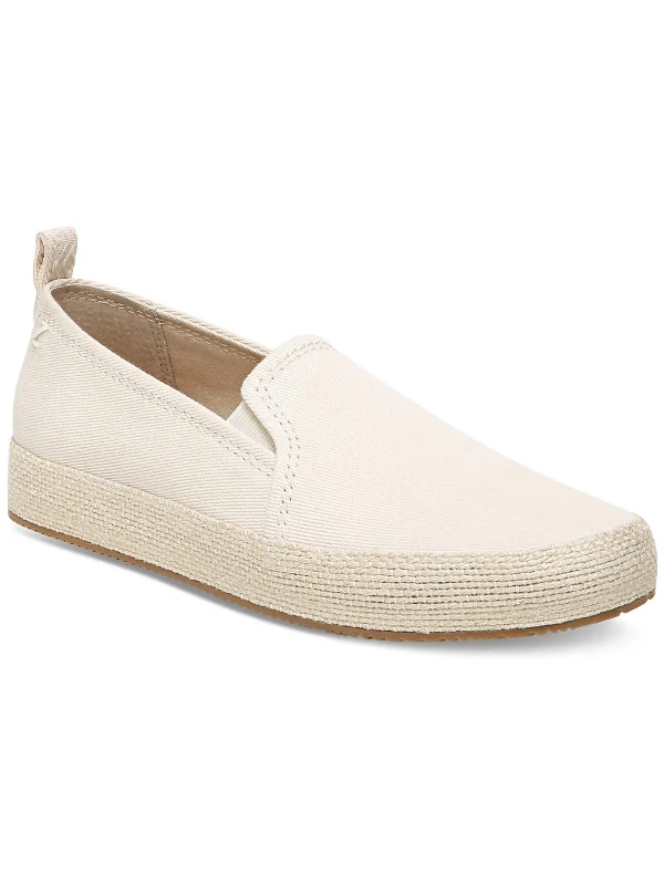 Roma Womens Canvas Slip On Loafers