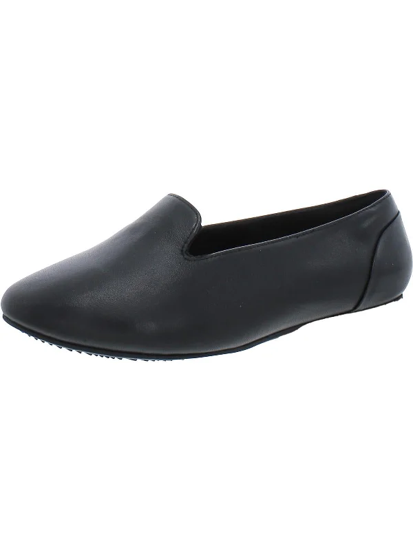 Shelby Womens Leather Slip On Loafers