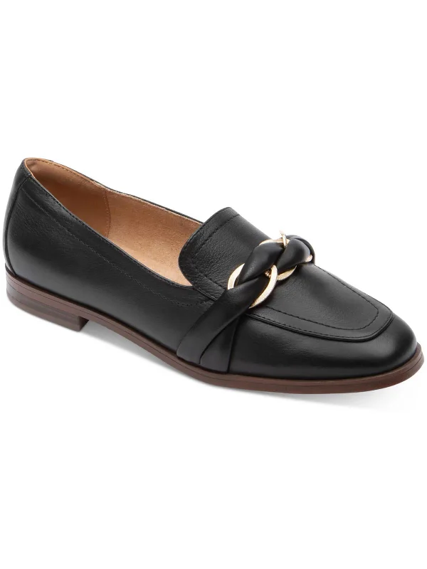 Susana Womens Leather Slip-On Loafers