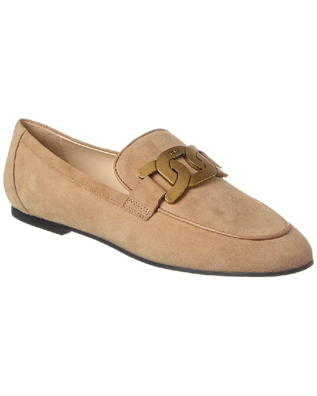 TOD’s Kate Suede & Leather Loafer