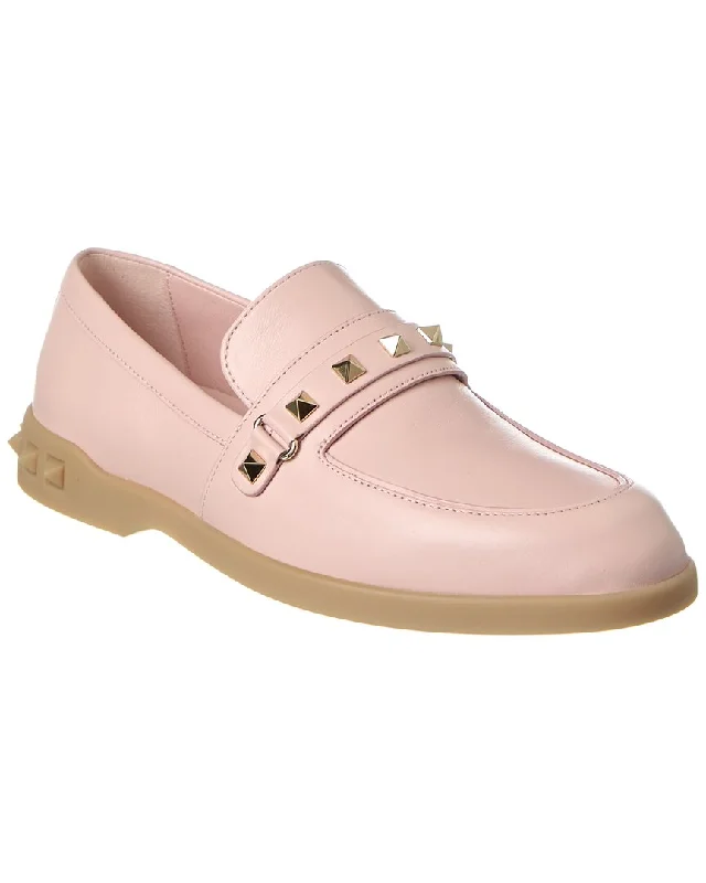 Valentino Leisure Flows Split Leather Loafer