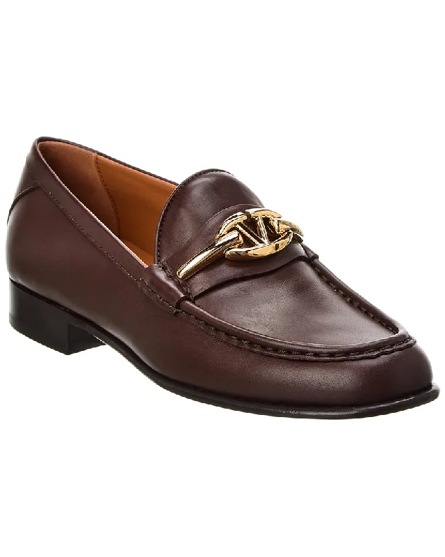 Valentino VLogo Leather Loafer