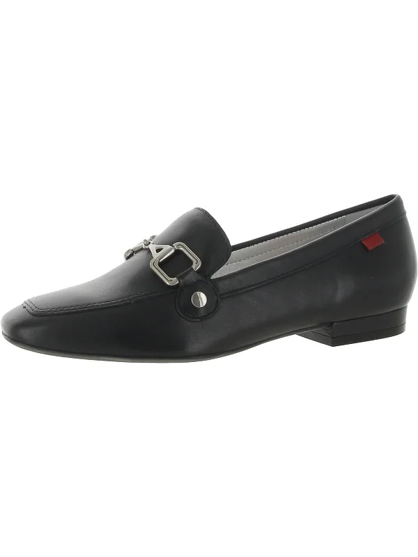 West Houston Womens Leather Slip-On Loafers