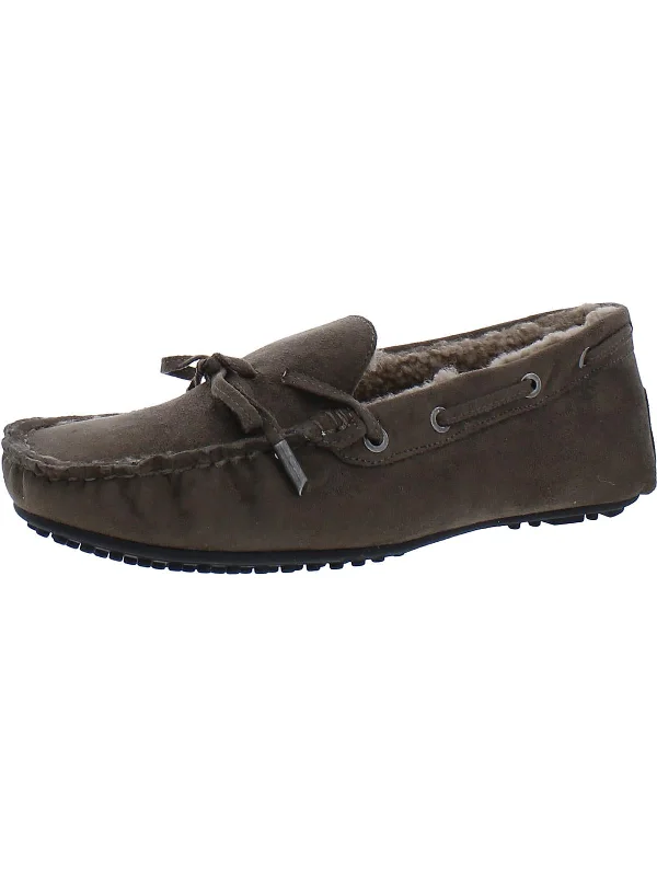 WINTER BOATER Womens Suede Comfort Moccasins