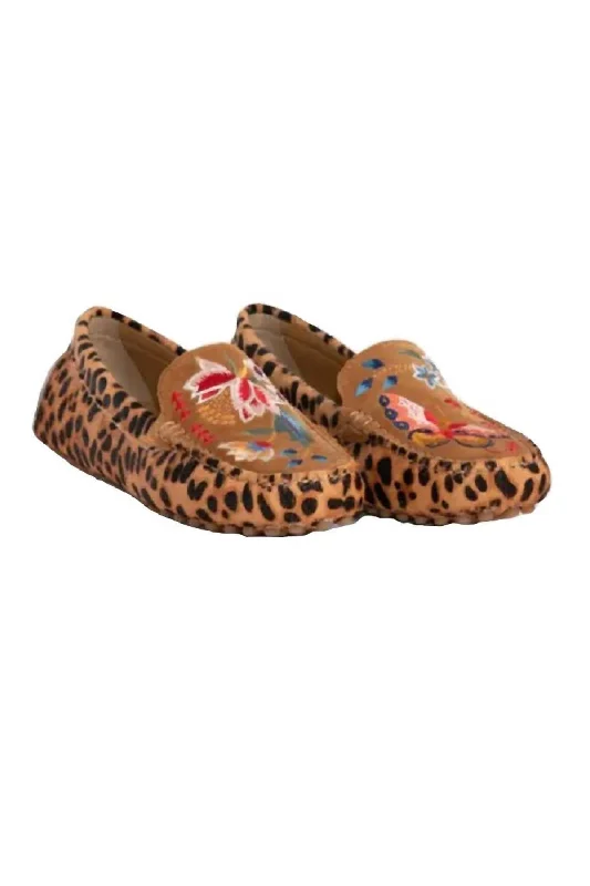 Women's Taline Leopard Mocassin In Multi