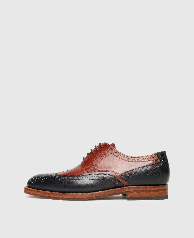 Luzern Full-Brogue TC - Midnight/Whiskey