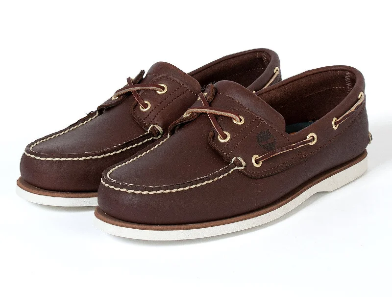 Timberland Classic 2 Eye Boat Shoe: BROWN