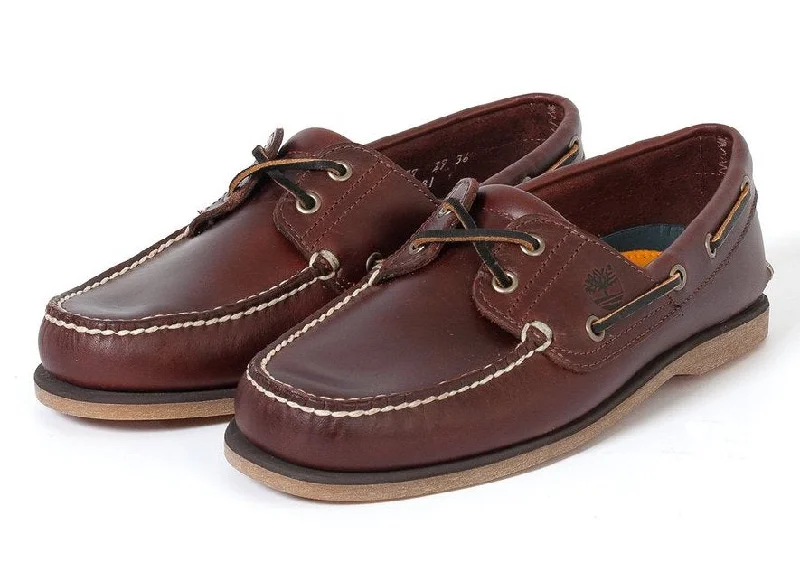 Timberland Classic 2 Eye Boat Shoe: ROOTBEER