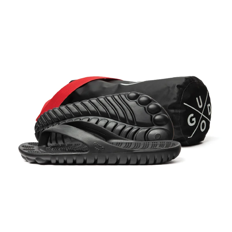 Pirate Black Flip-Flops + Drybag