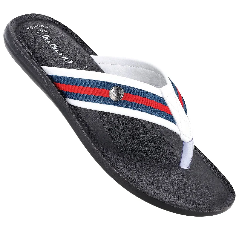 Men's Daily Wear Sandals  - WG5090 White Black