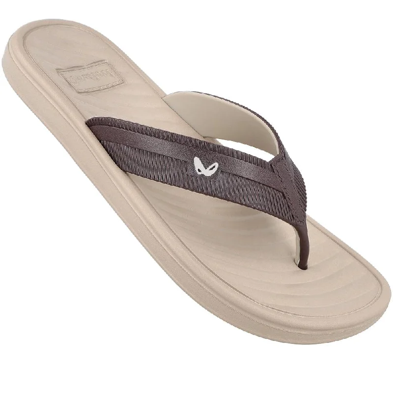 Men's Flip Flop Slippers - WC8725 Greige Brown