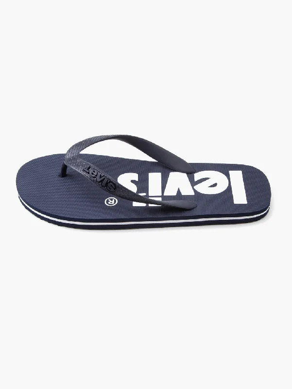 Men's Brand Logo Flip Flops