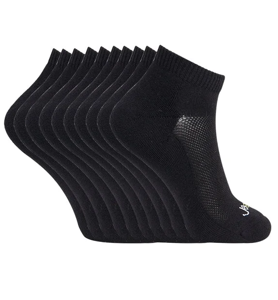 Merino Wool Bamboo Ankle Socks - 10 Pack