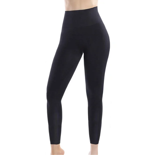 Merino Wool Seamless High Waist Control Compression Leggings