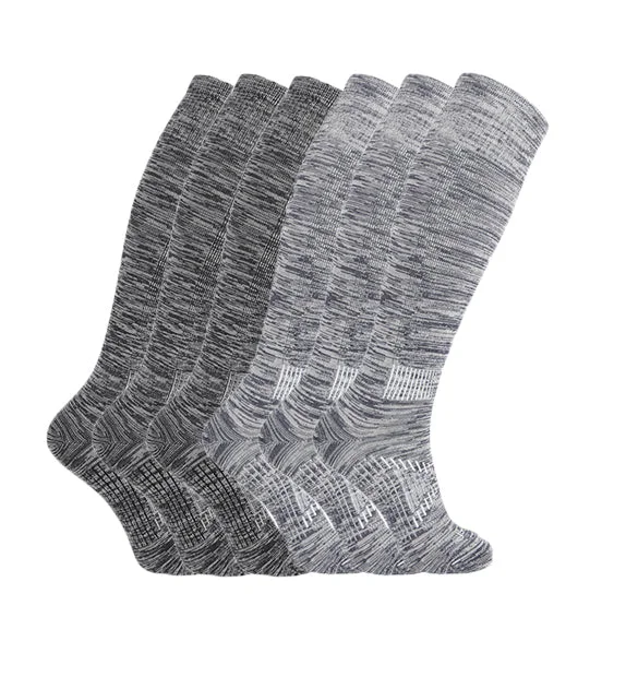 81% Rich Merino Wool Performance Ski Socks- 6Pack