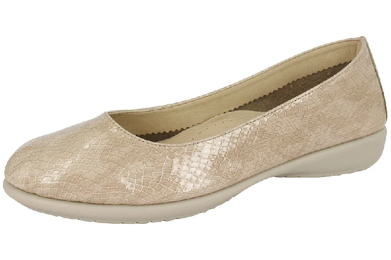 DANCE - SNAKE PATENT TAUPE